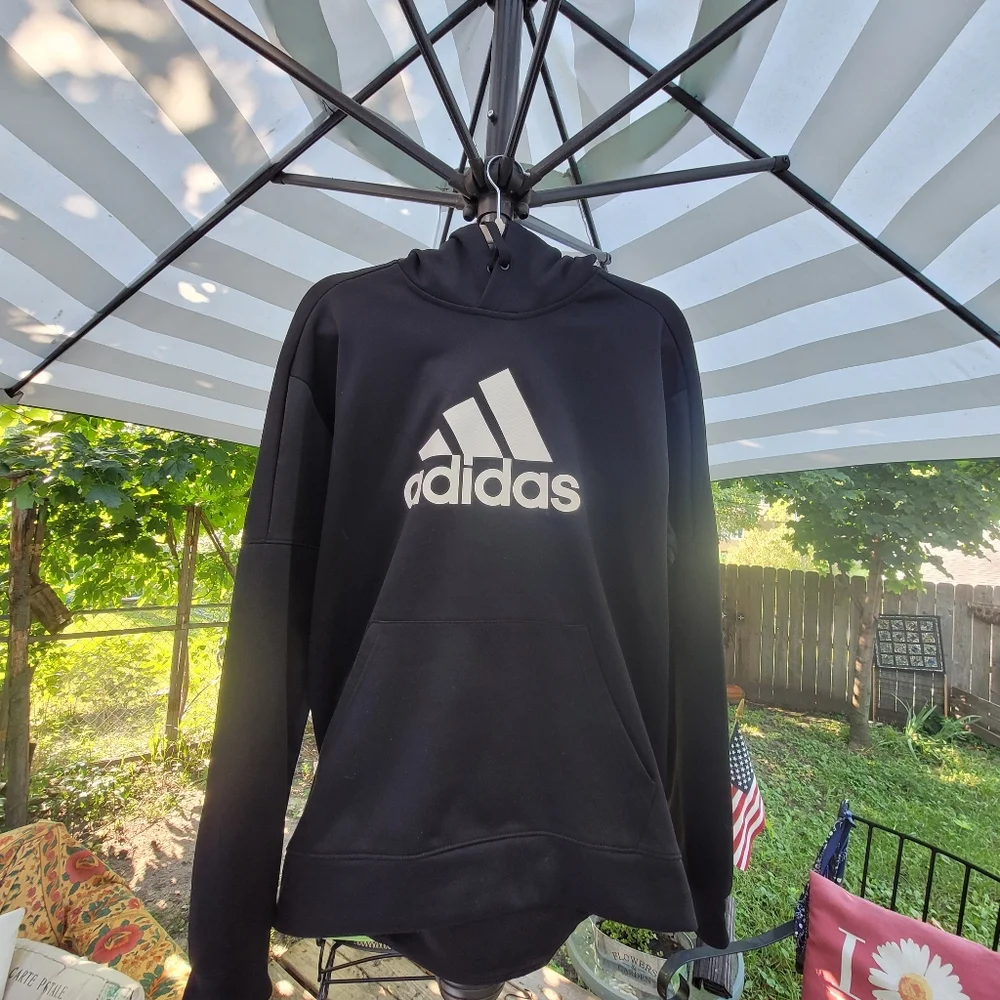 Adidas Black Hoodie - Picture 2 of 9